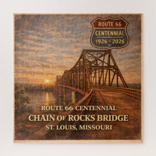 Puzzle Cadeau de soirée de jeu du pont du centenaire de l