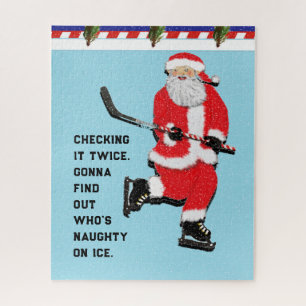 Puzzle Cadeau de vacances de hockey