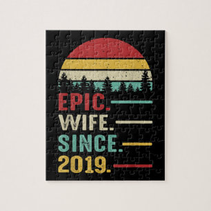 Puzzle Cadeau du 2e anniversaire du Mariage pour sa femme