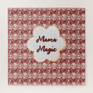 Puzzle Cadeau floral personnalisé et sur mesure pour la f