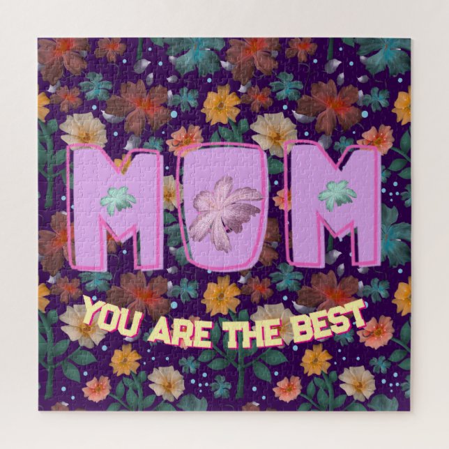 Puzzle Cadeau personnalisé pour la fête des mères   (Vertical)