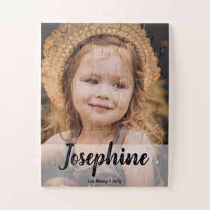 Puzzle Cadeau photo pour fille personnalisée