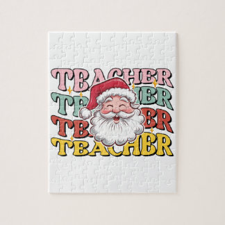 Puzzle Cadeau pour Enseignant | Père Noël Enseignant