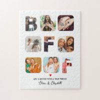Cadeaux BFF personnalisés Photo Collage Bestie