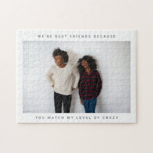 Puzzle Cadeaux d'amour Photo et texte personnalisés