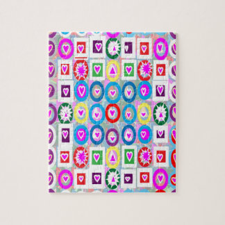 Puzzle Cadeaux de collection de rose d'amoureux de coeur