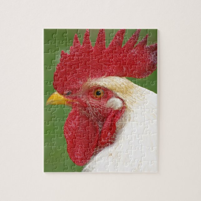 Puzzle Cadeaux de coq de pays du peigne du coq rouge (Vertical)