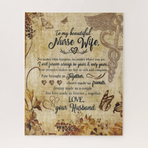 Puzzle Cadeaux de femme infirmière   Lettre À Ma Belle Fe