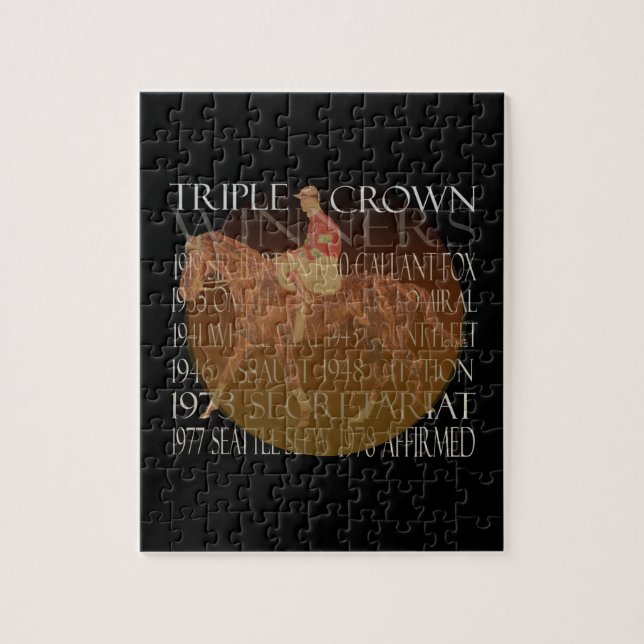 Puzzle Cadeaux de gagnants de Triple Crown et (Vertical)