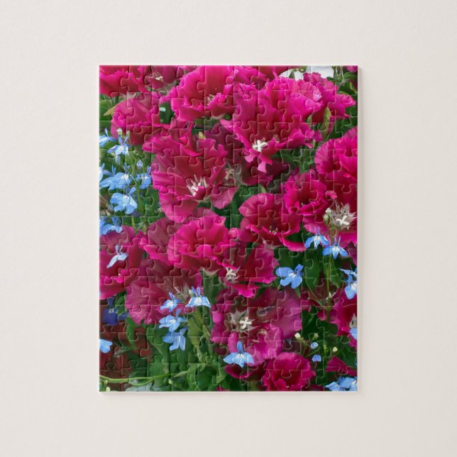 Puzzle Cadeaux de Godetia et Lobelia (Vertical)