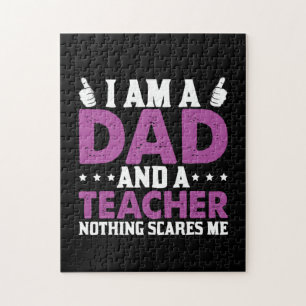 Puzzle Cadeaux papa Je Suis Un Père Et Un Professeur