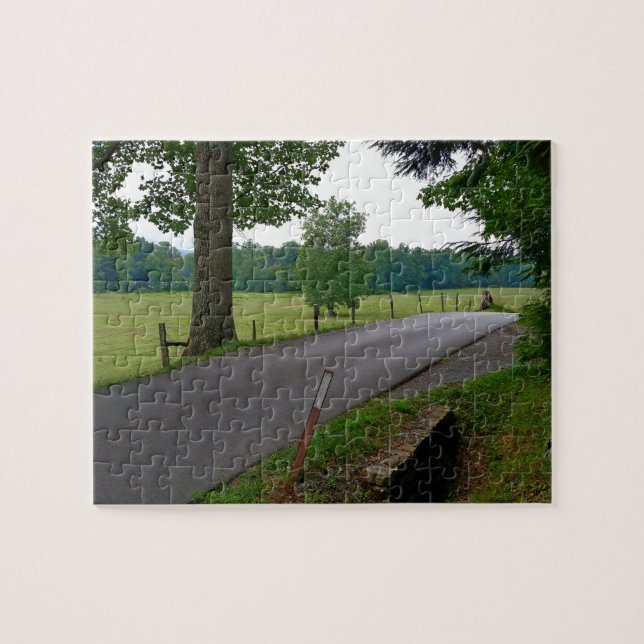 Puzzle Cades Cove Les Great Smoky Mountains (Horizontal)