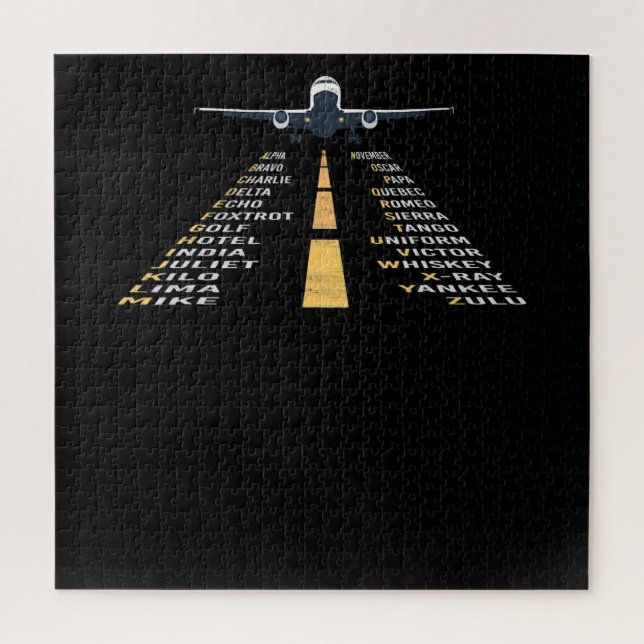 Puzzle Cadet de pilote d'appareil phonétique Cadet d'avio (Vertical)