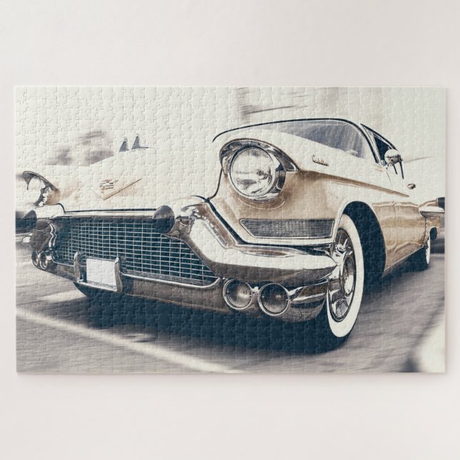 Puzzle Cadillac classique américain (Horizontal)