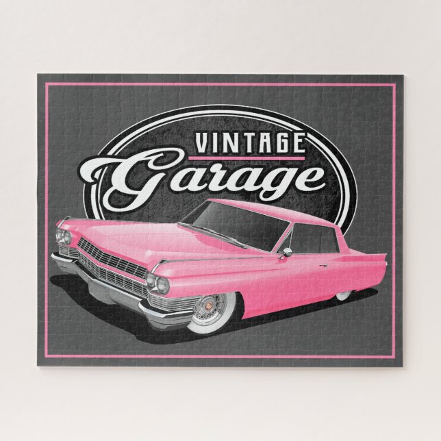 Puzzle Cadillac rose (Horizontal)