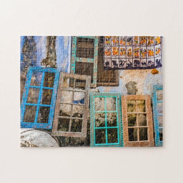 Puzzle Cadres de fenêtre colorés (Horizontal)