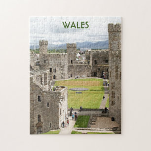Puzzle Caernarfon Castle, Pays de Galles, Royaume-Uni 1