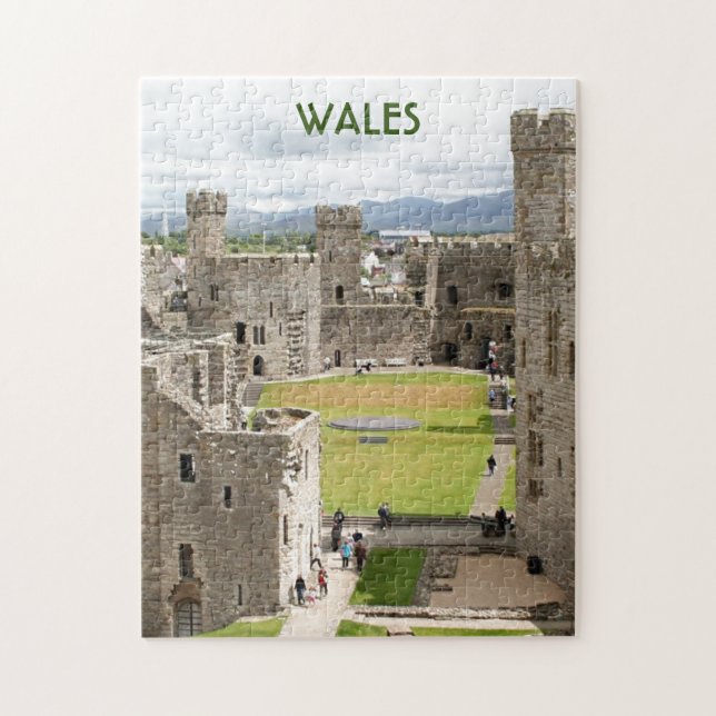 Puzzle Caernarfon Castle, Pays de Galles, Royaume-Uni 1 (Vertical)