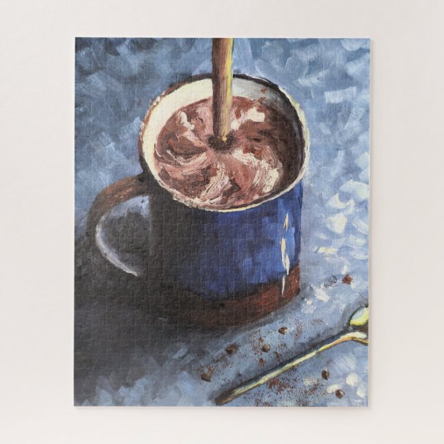 Puzzle Café Chocolat Chaud Humeur du matin (Vertical)
