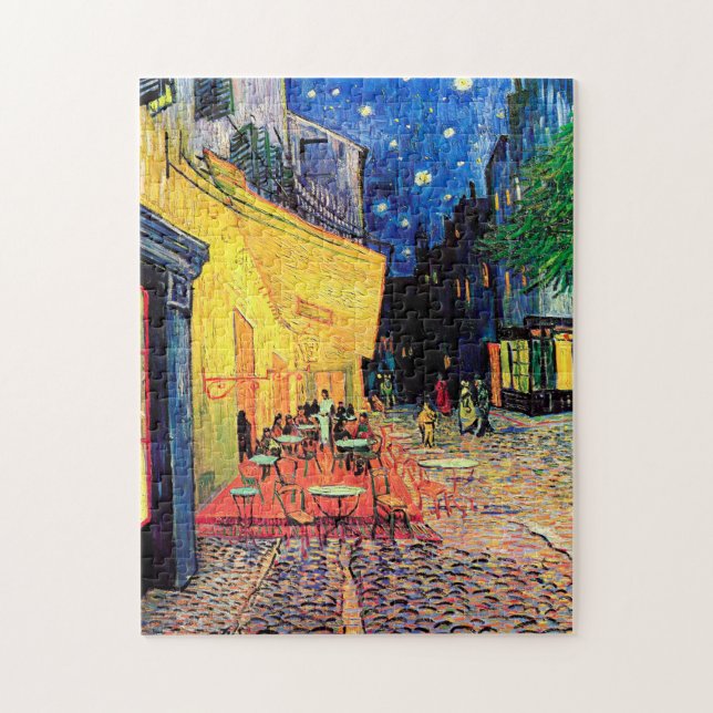 Puzzle Cafe Terrace at Night, Vincent van Gogh, 1888 (Vertical)