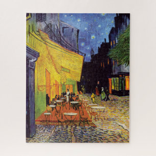 Puzzle Café Terrasse à la nuit par Vincent Van Gogh