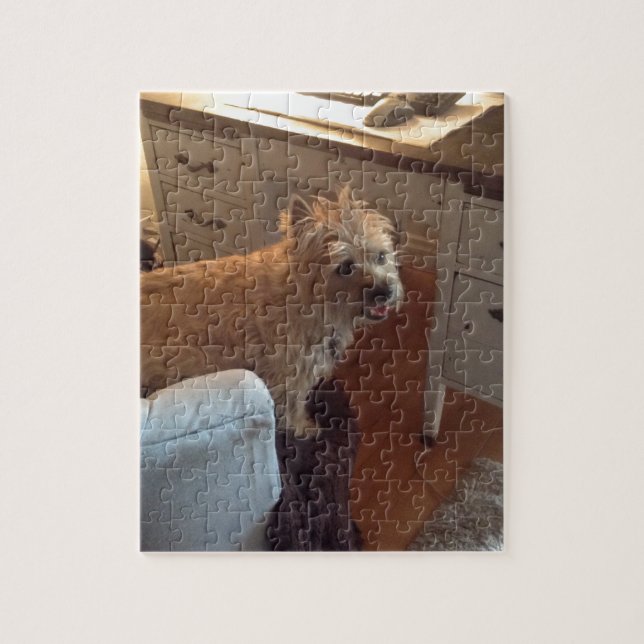 Puzzle Cairn Terrier de sourire (Vertical)