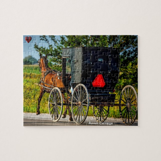 Puzzle Calèche Amish (Horizontal)