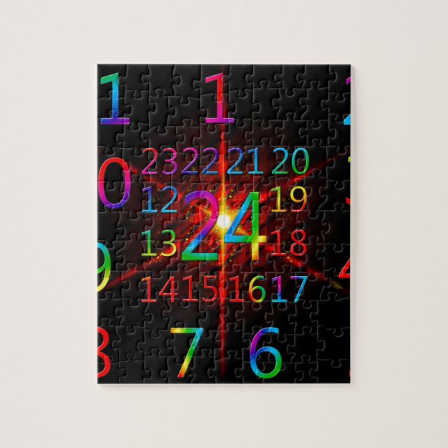 Puzzle Calendrier de l'arrivée (Vertical)