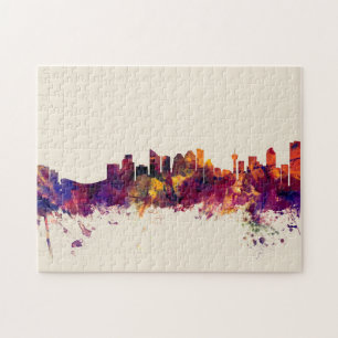 Puzzle Calgary Canada Skyline