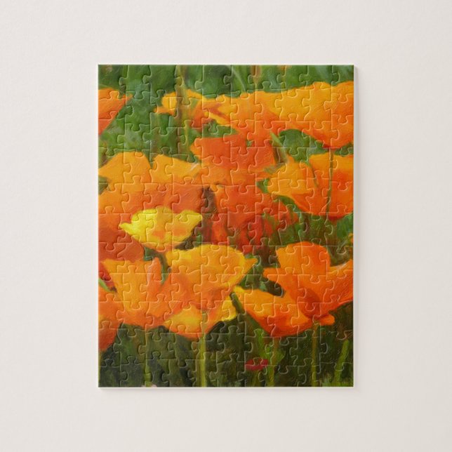 Puzzle California poppy impastèque (Vertical)