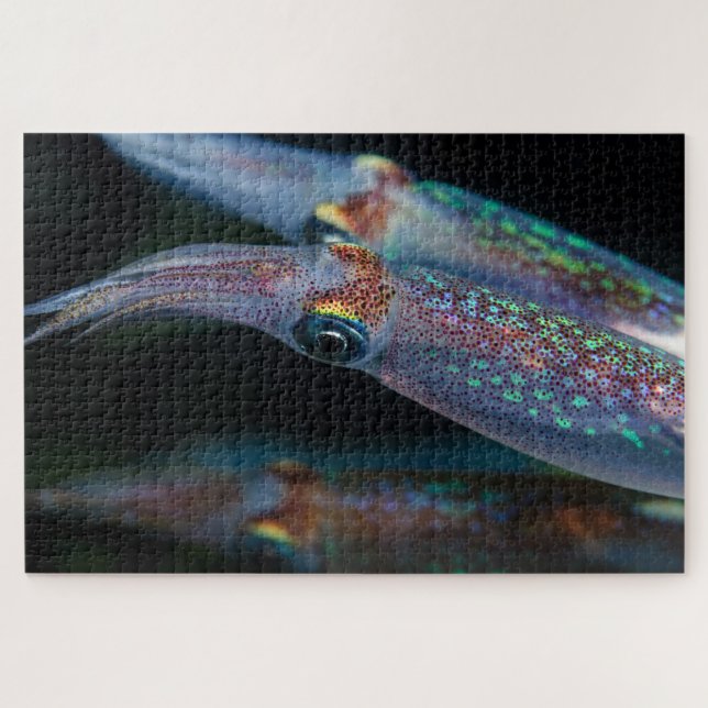 Puzzle Calmar Neon à la nuit 20"x30" (Horizontal)