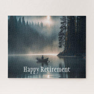 Puzzle Calme Retraite paisible Lac Anniversaire