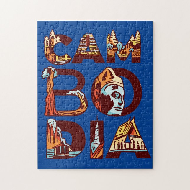 Puzzle Cambodge (Vertical)