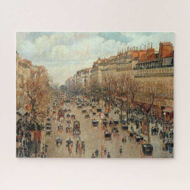 Puzzle Camille Pissarro Boulevard Montmartre Peinture (Horizontal)