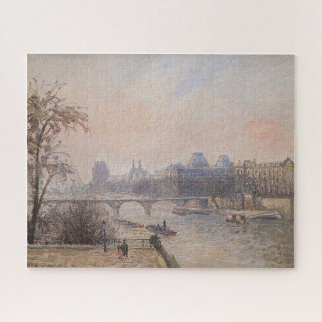 Puzzle Camille Pissarro - La Seine et le Louvre (Horizontal)
