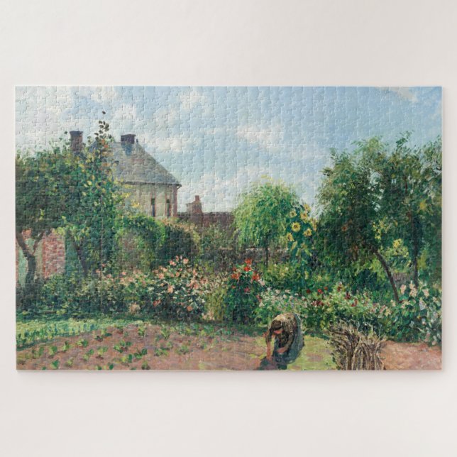 Puzzle Camille Pissarro Le jardin de l'artiste à Eragny (Horizontal)