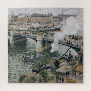 Puzzle Camille Pissarro Pont Boieldieu à Rouen Peinture