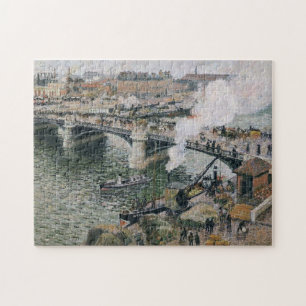 Puzzle Camille Pissarro Pont Boieldieu à Rouen Peinture