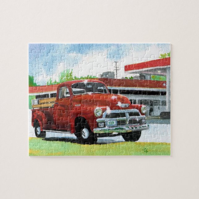 Puzzle Camion 1954 de Chevrolet d'antiquité (Horizontal)