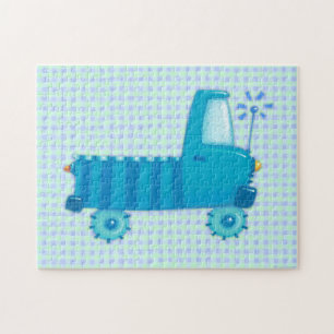 Puzzle Camion bleu