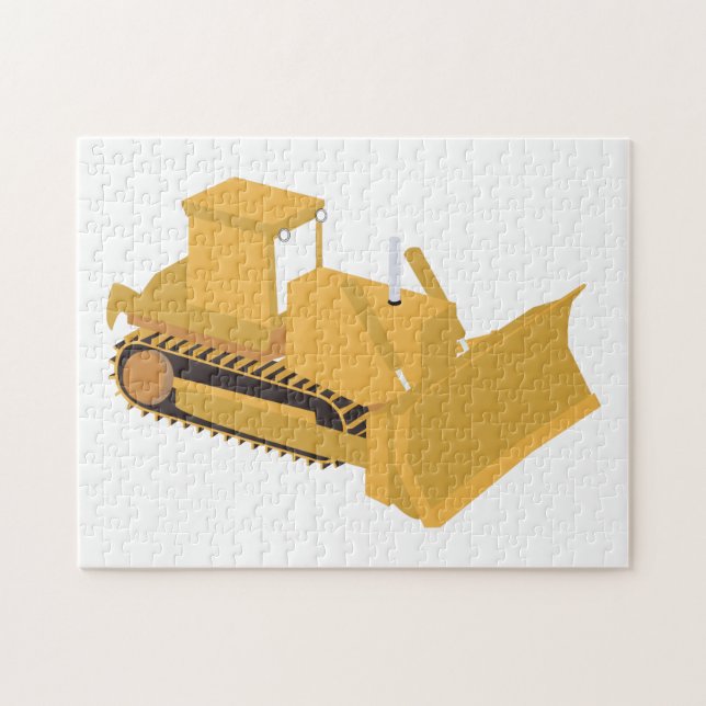 Puzzle Camion de construction Bulldozer (Horizontal)