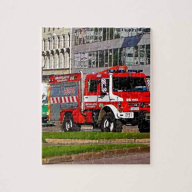 Puzzle Camion de dégagement Mercedes-Benz Unimog U4000 (Vertical)