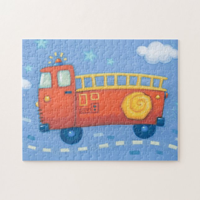 Puzzle Camion de pompiers (Horizontal)