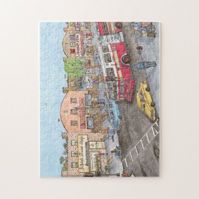 Puzzle Camion de pompiers de Brooklyn (Vertical)