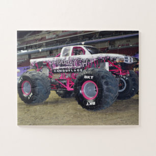 Puzzle Camion Monster Rose