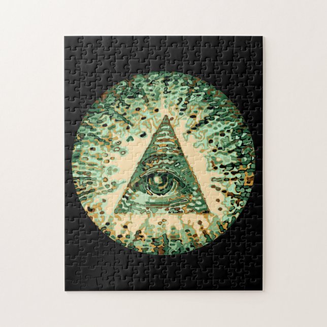 Puzzle Camouflage cool et unique Illuminati (Vertical)