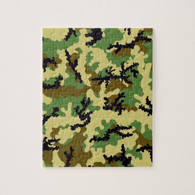 Puzzle Camouflage des bois (Vertical)