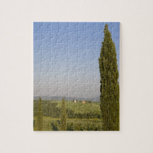 Puzzle Campagne près de Pienza. Val d'Orcia, Sienne
