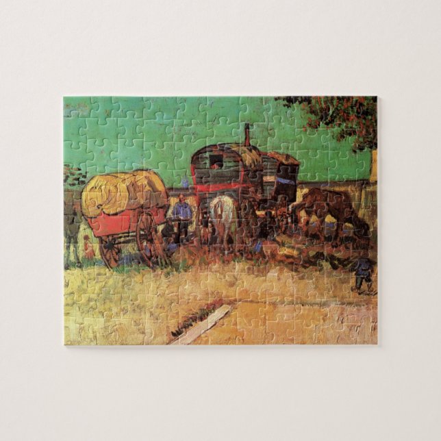 Puzzle Campement des caravanes tsiganes par Vincent van G (Horizontal)