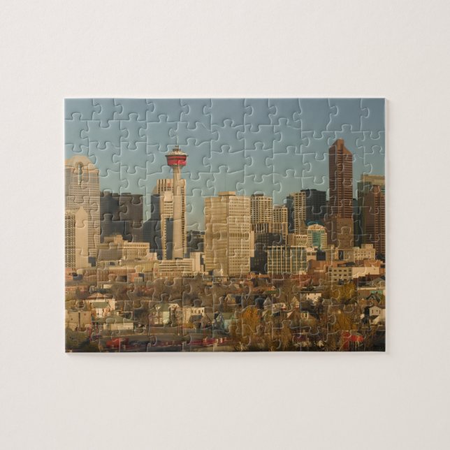 Puzzle Canada, Alberta, Calgary : City Skyline à partir d (Horizontal)